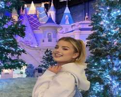 The star visited Disneyland in March of 2021.